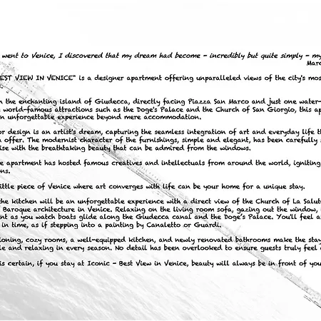 Iconic - View In Benátky